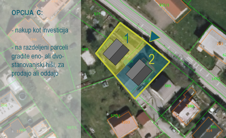 Hiša v (Spodnjih) Hočah z 947 m2 zemljišča